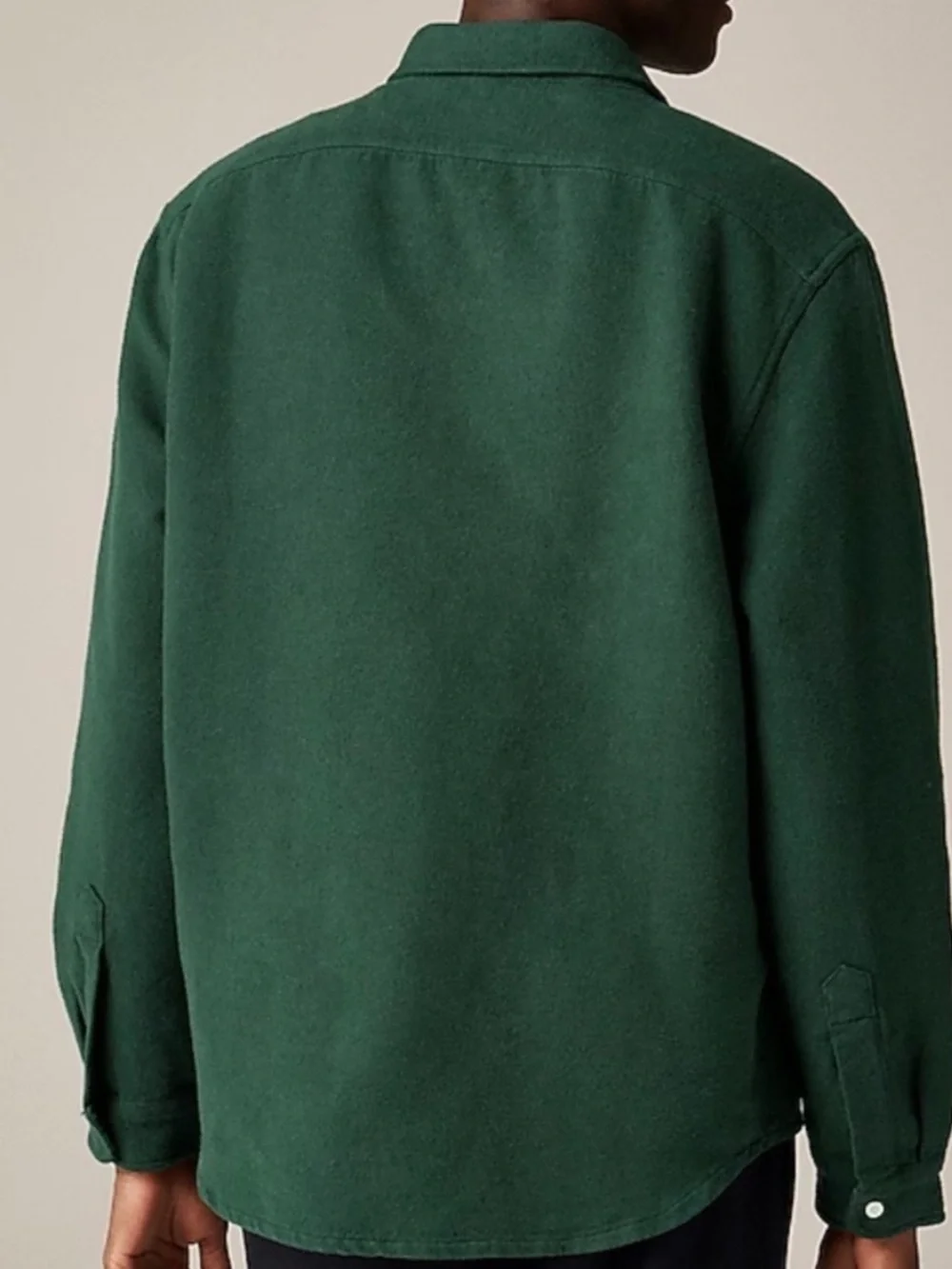 J crew Heavyweight chamois workshirt Hunting Green Chamois xl